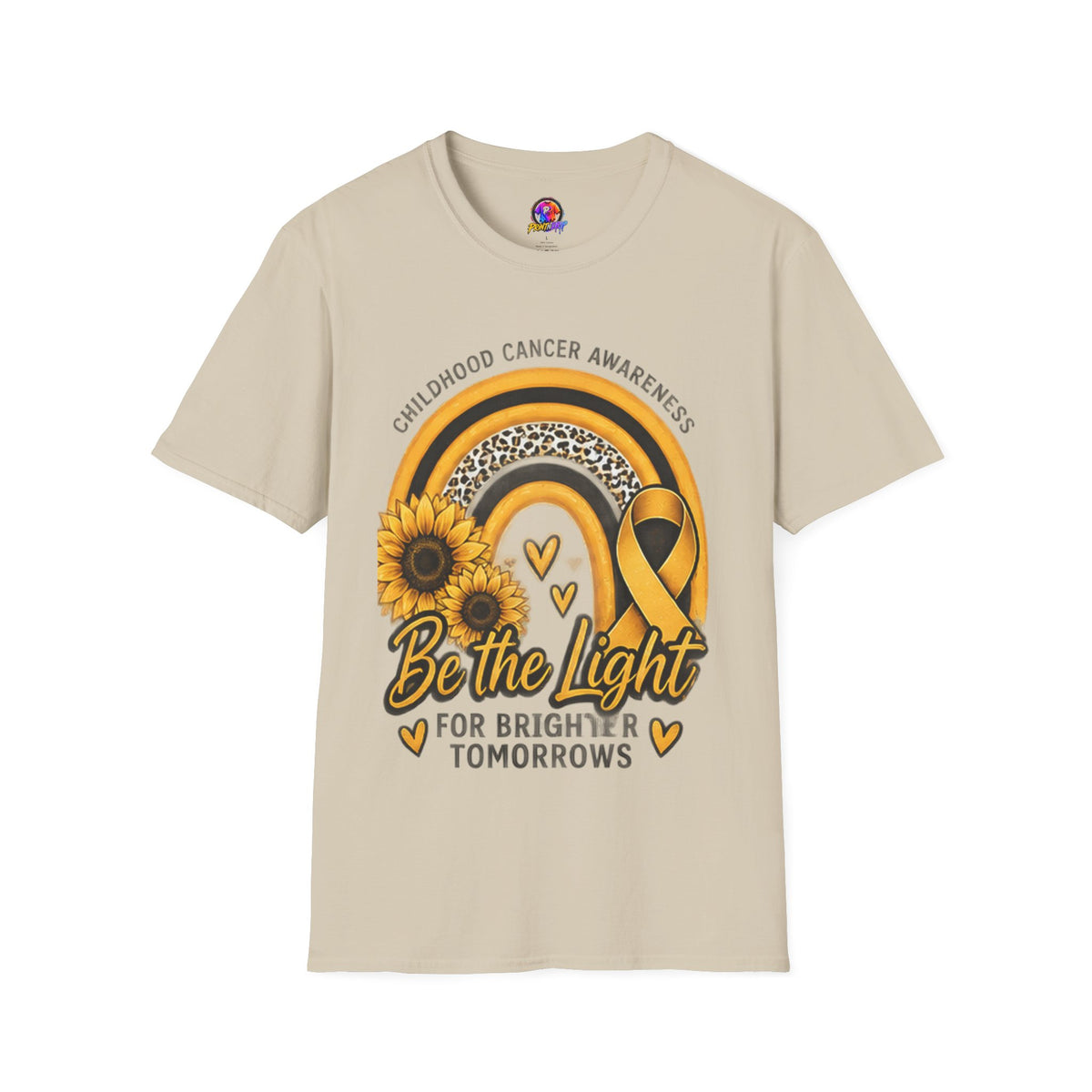 Be the Light Childhood Cancer Awareness T-Shirt