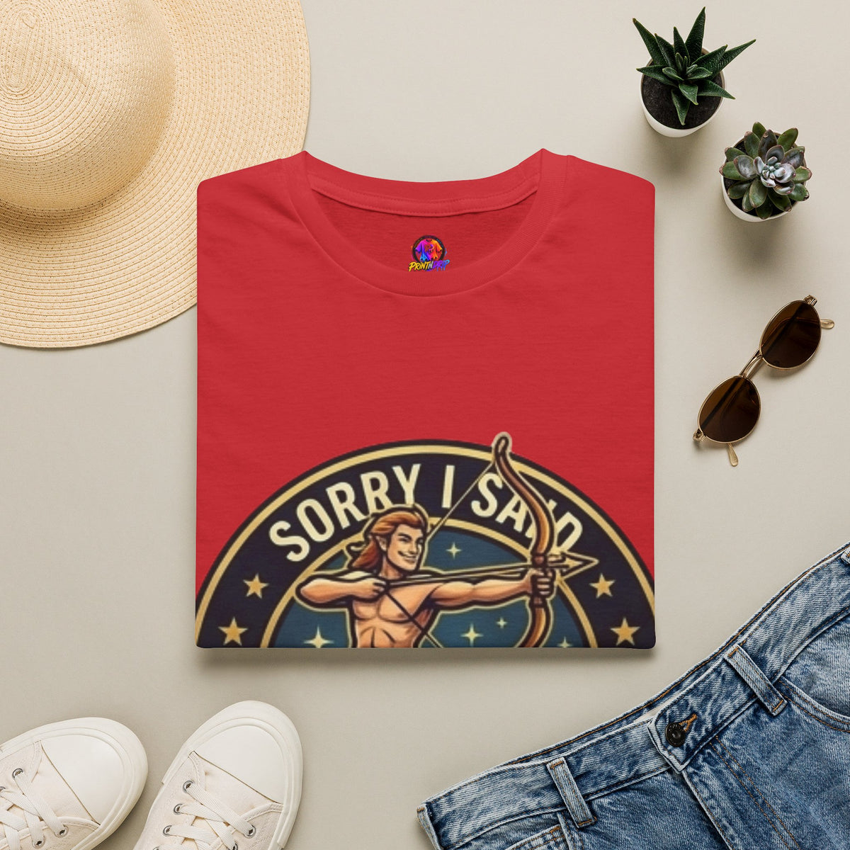 Sagittarius T-Shirt "Sorry I Said What Everyone Else Was Thinking" – Zodiac Archer Graphic Tee