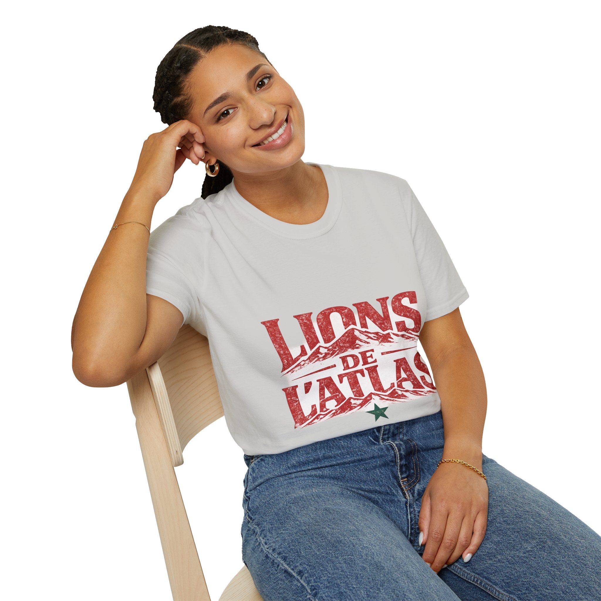 Morocco Lions de Atlas T-Shirt — Vintage Moroccan Atlas Mountain Graphic Tee