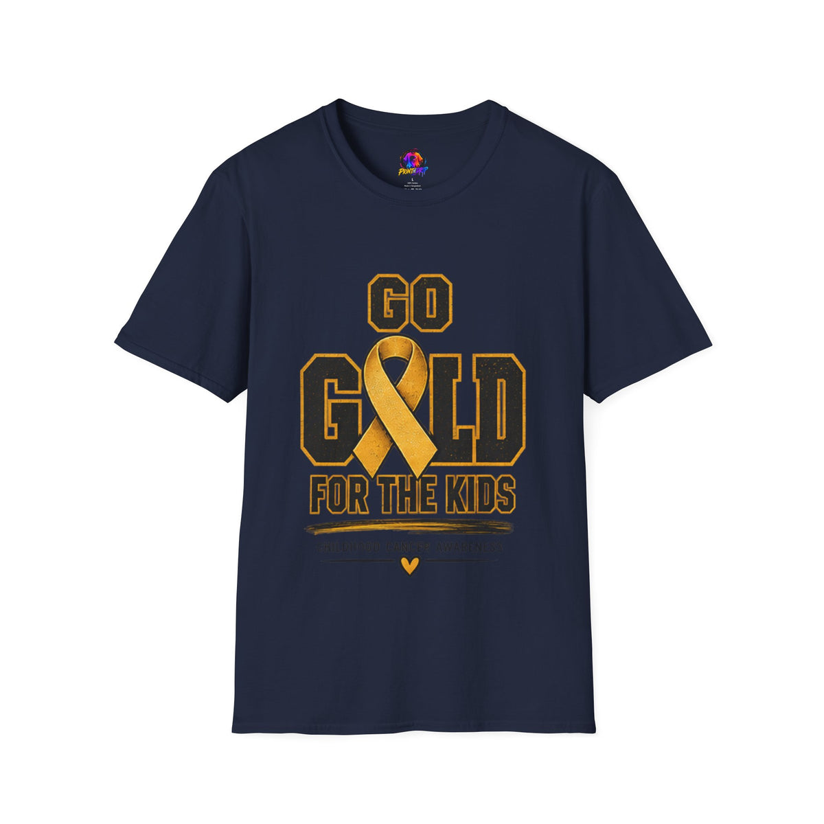Go Gold For The Kids T-Shirt — Childhood Cancer Awareness Tee