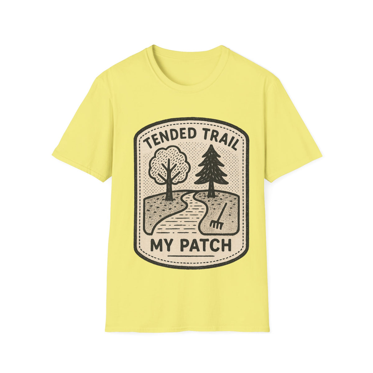 Guided Trail My Patch Vintage Badge T-Shirt, Retro Outdoor Hiking Graphic Tee - Trending Now - September 2026