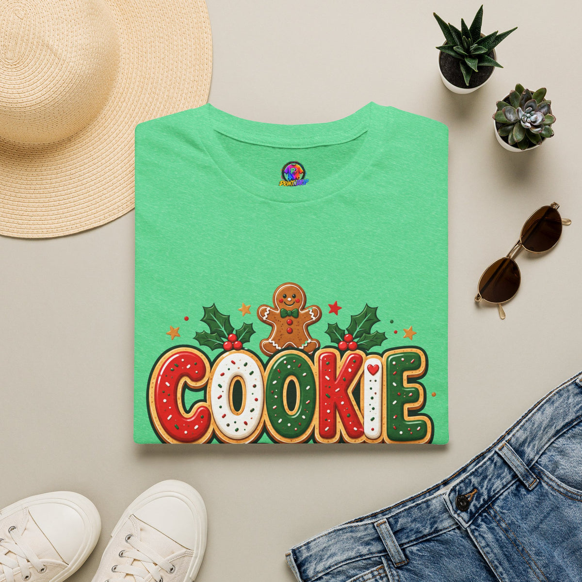 Cookie Crew T-Shirt — Christmas Gingerbread Holiday Tee