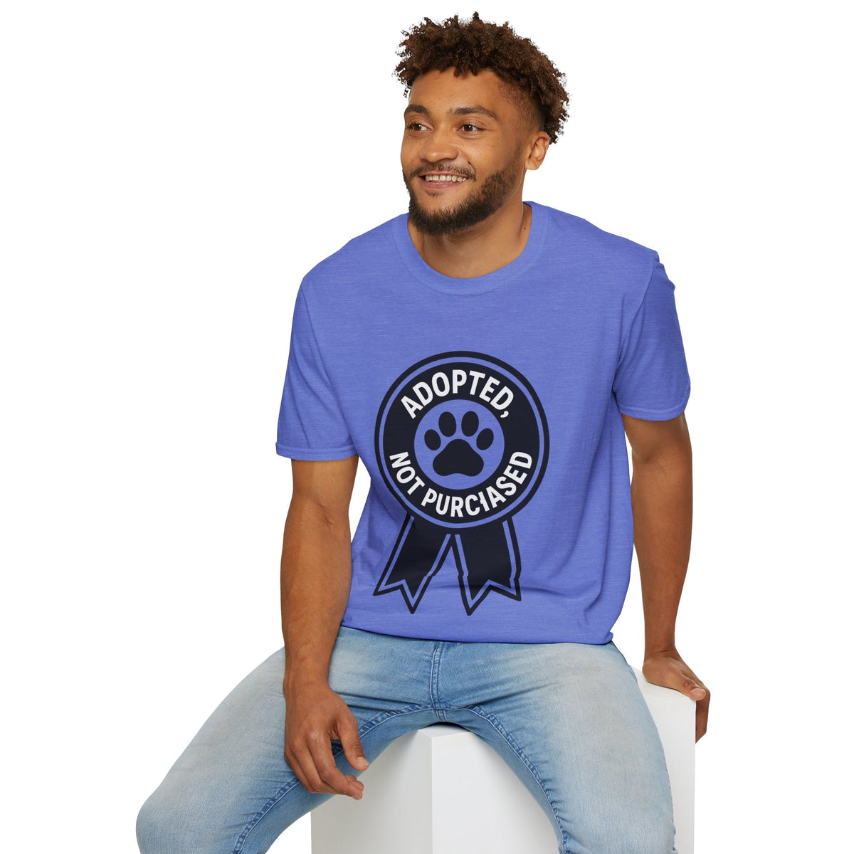 Adopted Not Purchased Graphic T-Shirt — Rescue Pet Awareness Tee - Trending Now - August 2026