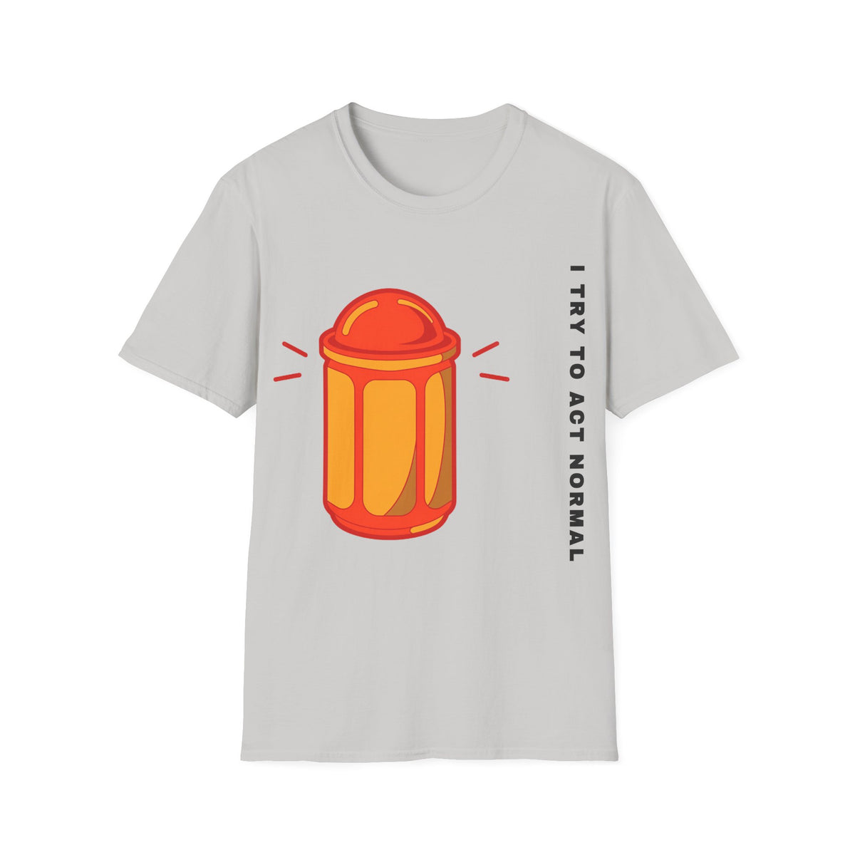 T-Shirt — 'I Try to Be a Grown-Up' Cartoon Fire Hydrant Graphic Tee - Trending Now - September 2026