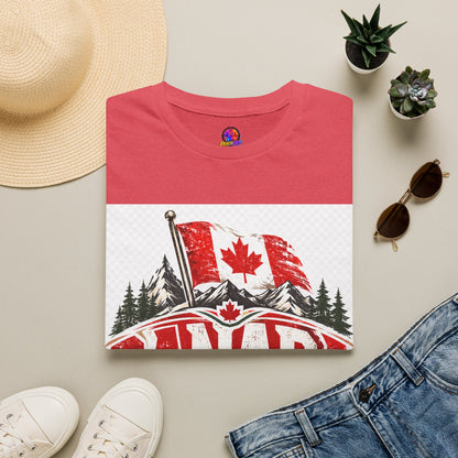 Canada Soccer T‑Shirt — Canadian Flag & Maple Leaf Crest
