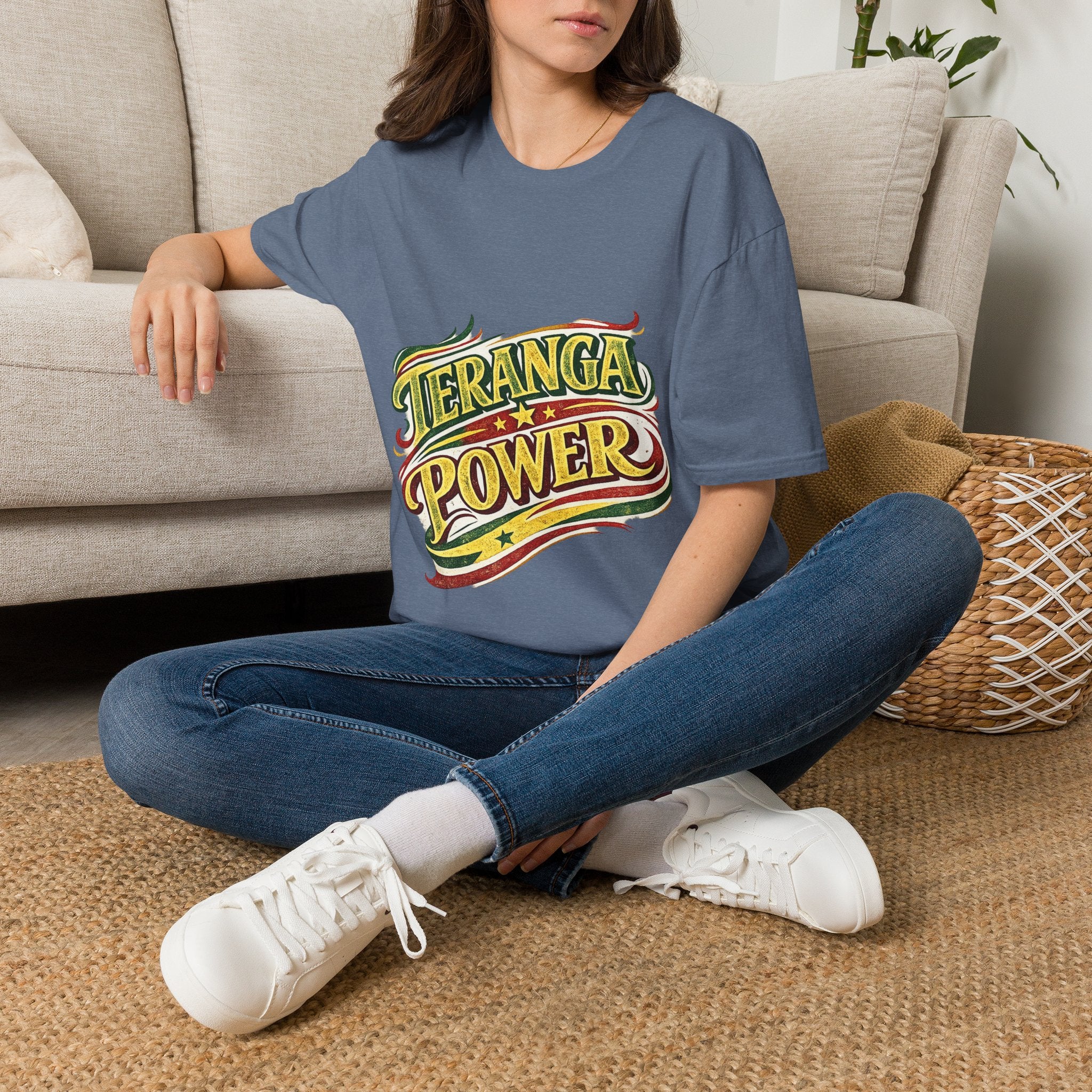 Senegal Teranga Power T-Shirt — Retro Senegal Pride Graphic Tee