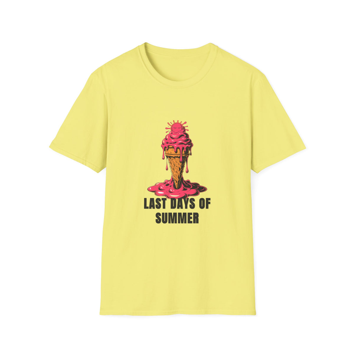 Ice Cream Melt T-Shirt — "Last Days of Summer" Graphic Tee - Trending Now - August 2026