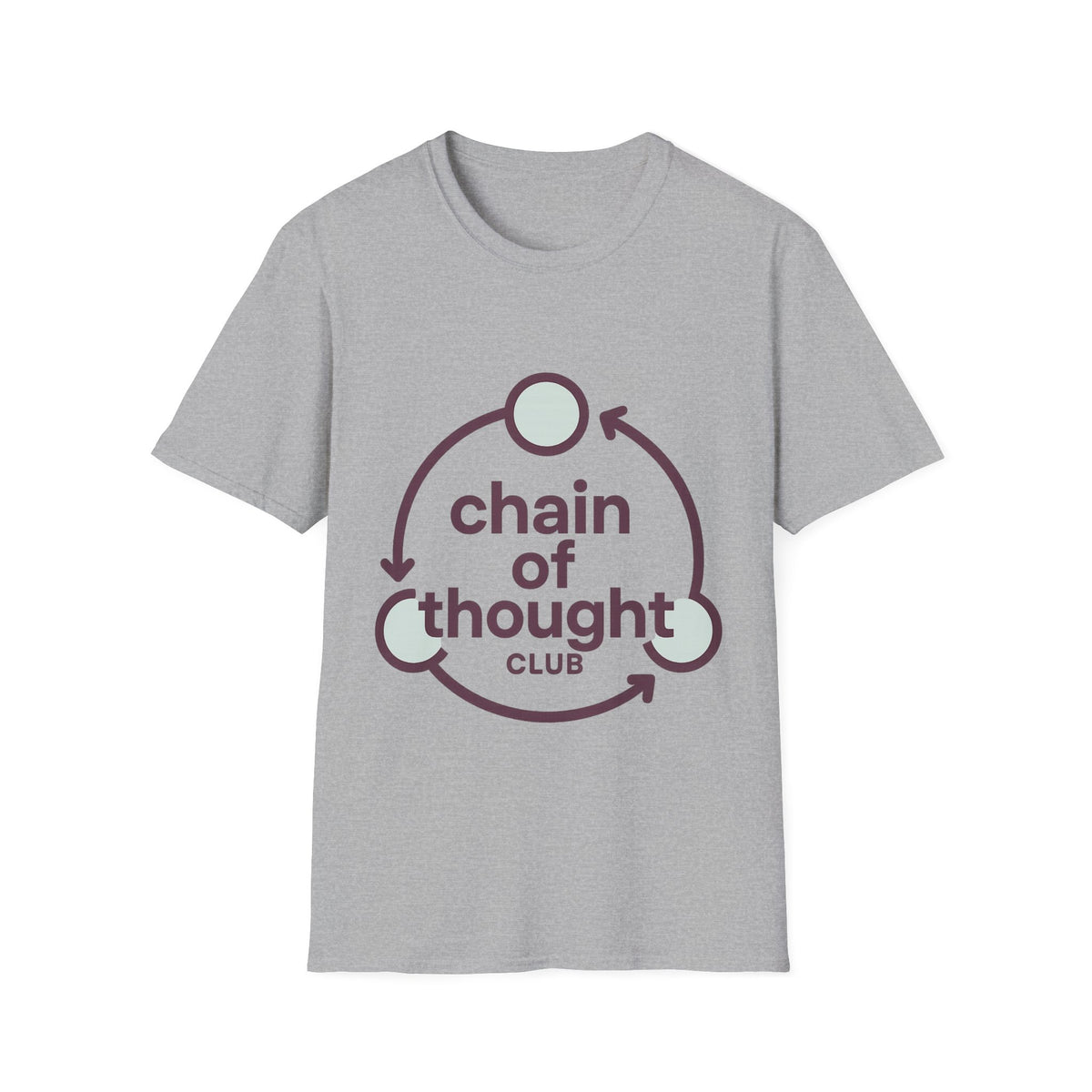 "Chain Of Thought" Minimalist Emblem Tee | Intellectual Philosophy T-Shirt - Trending Now - September 2026