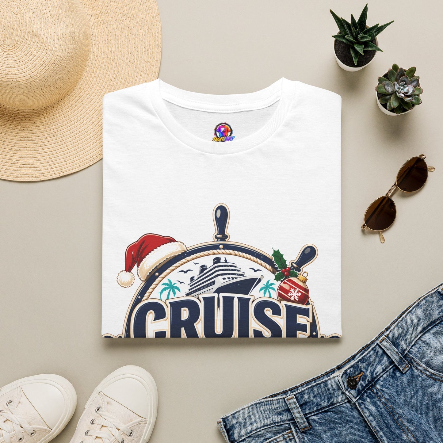 Cruise Crew Christmas T-Shirt — Holiday Cruise Vacation Tee