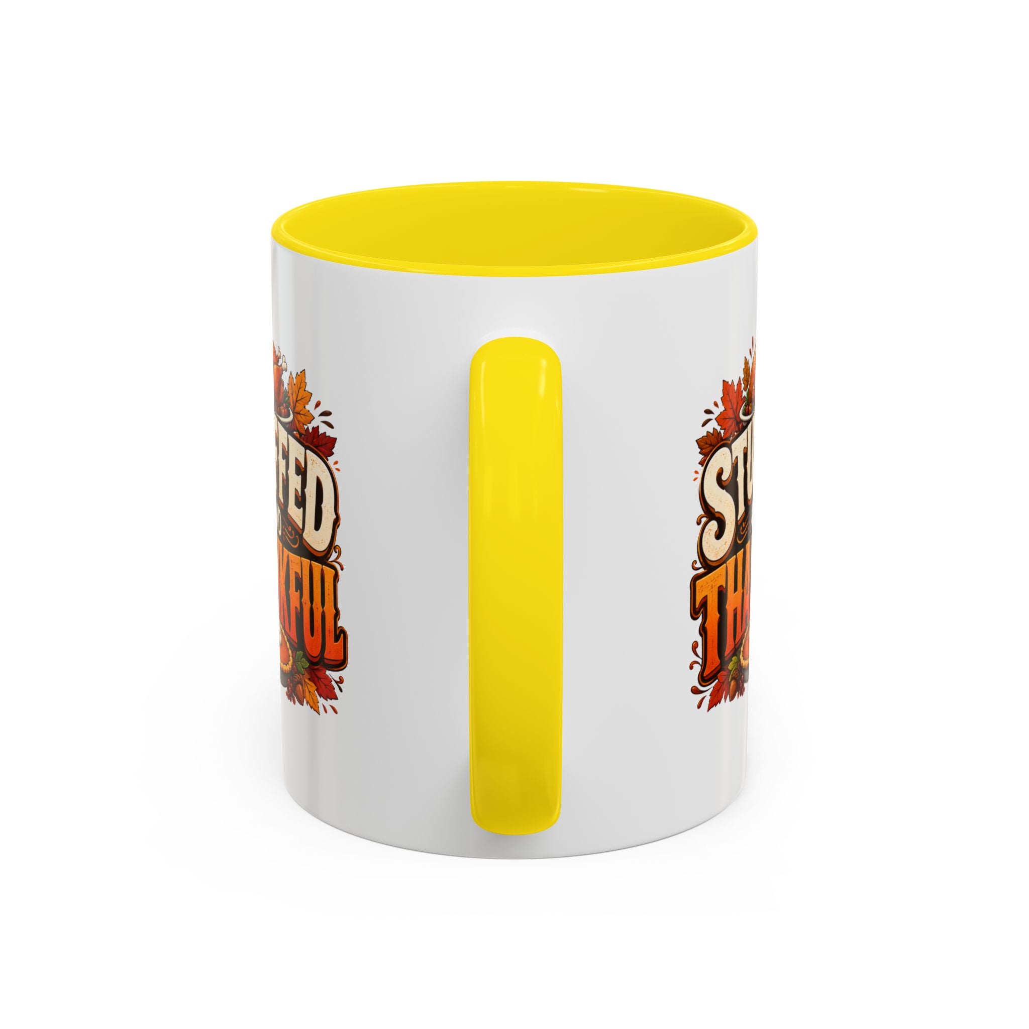 Thanksgiving Mug Stuffed and Thankful Thanksgiving Coffee Mug