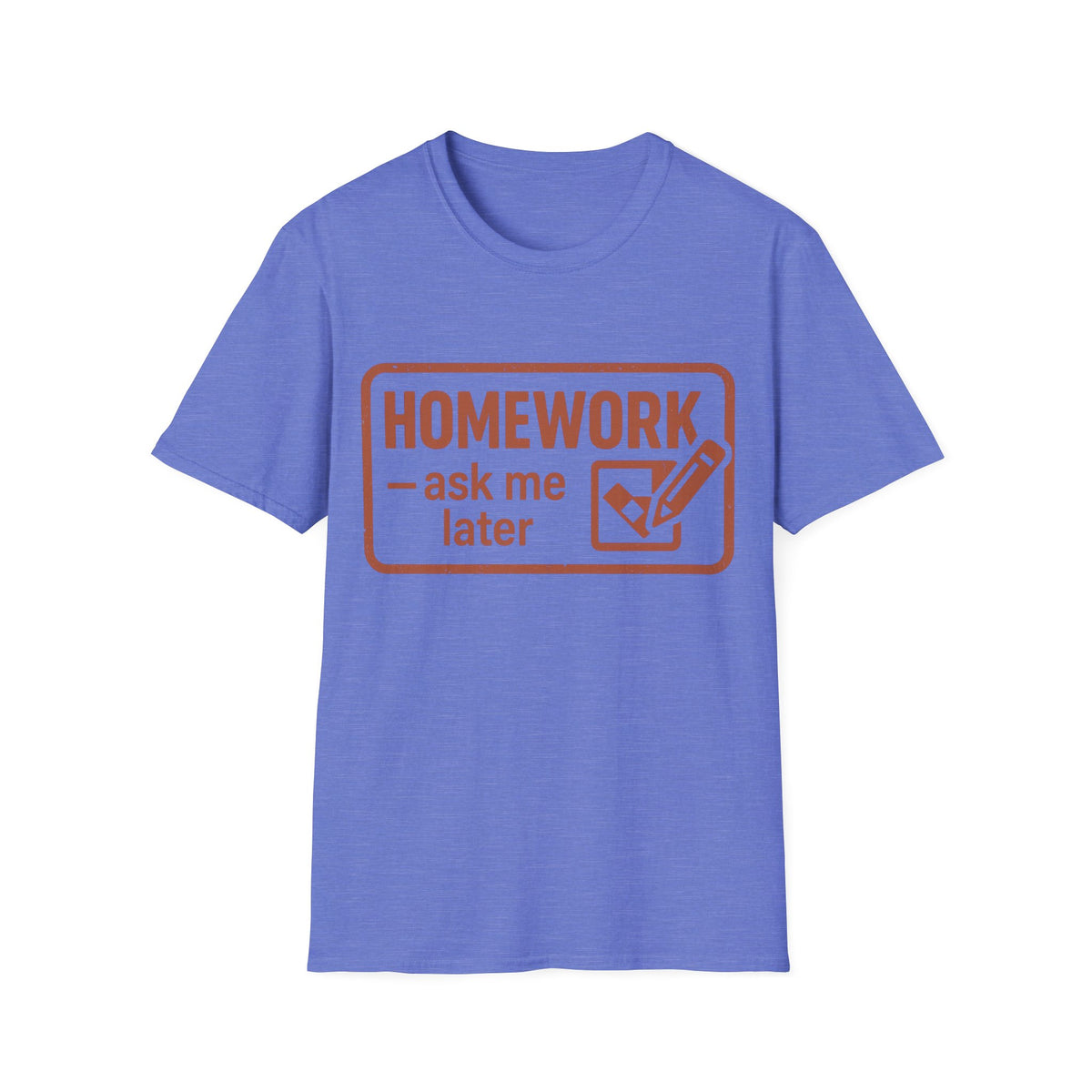 Homework Club T‑Shirt — 'Homework? Done Later' Retro Badge Tee - Trending Now - August 2026