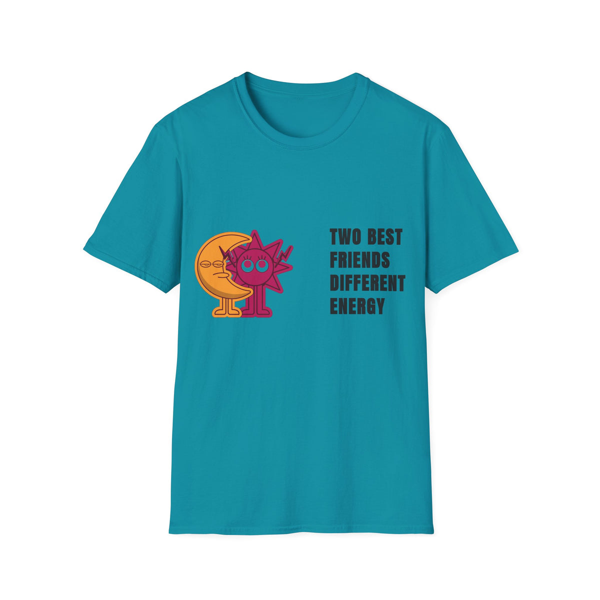 Two Best Friends Different Energy T-Shirt — Cute Cartoon Cat Duo Tee - Trending Now - September 2026
