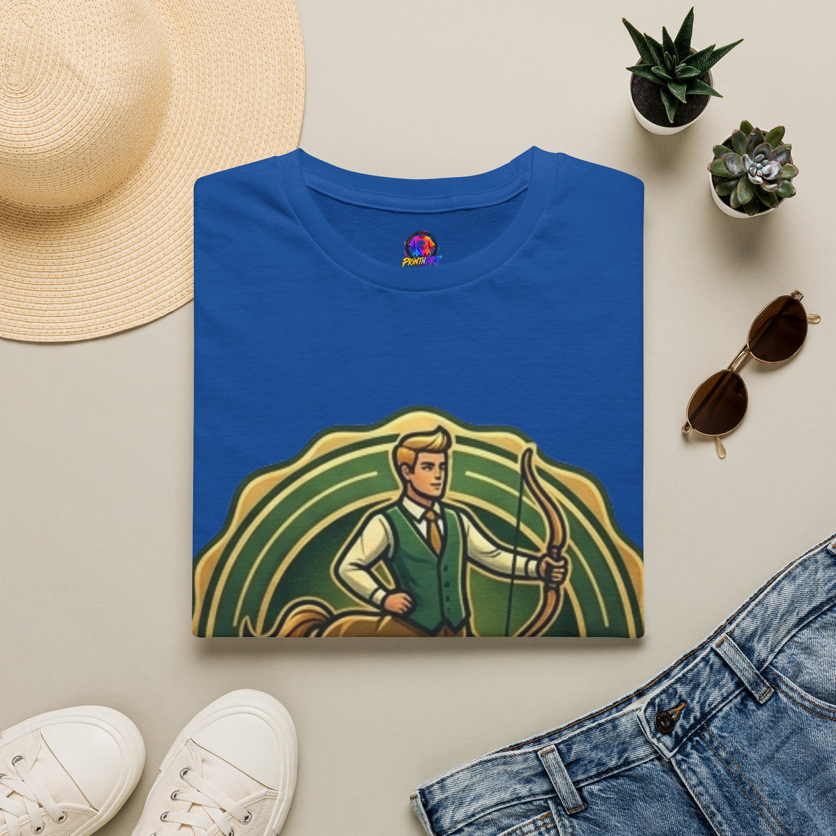 Sagittarius Archer T‑Shirt — "Professionally Spontaneous" Zodiac Tee