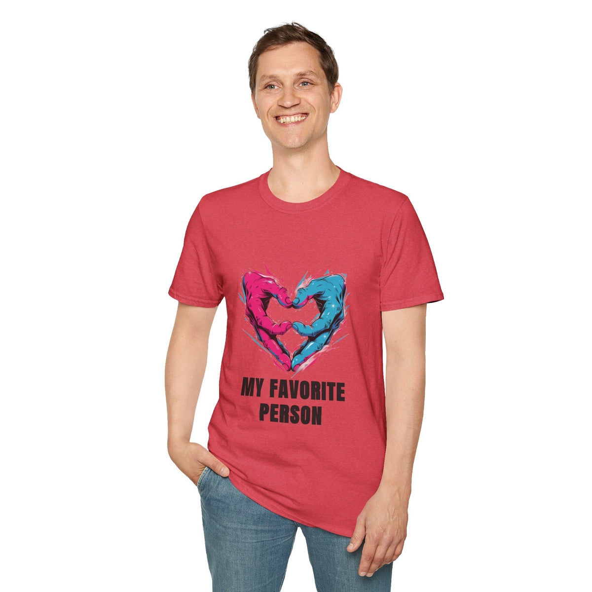 Heart Hands T-Shirt — “My Favorite Person” Couples Graphic Tee - Trending Now - August 2026