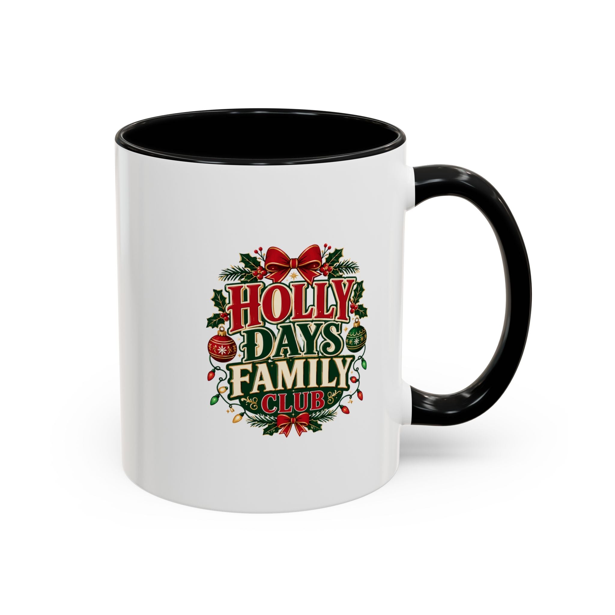 Accent Coffee Mug Holly Days Family
