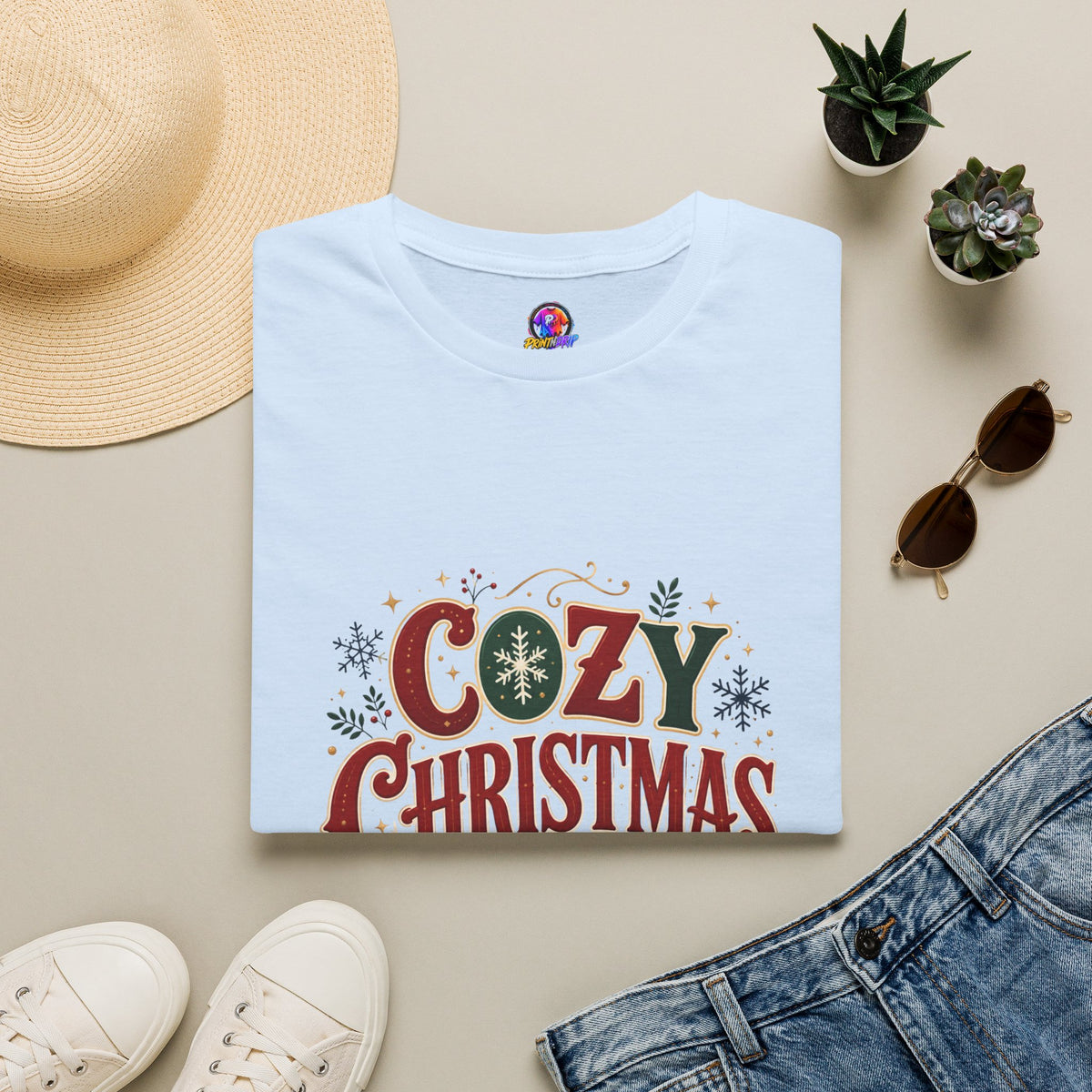 Cozy Christmas Vibes T-Shirt