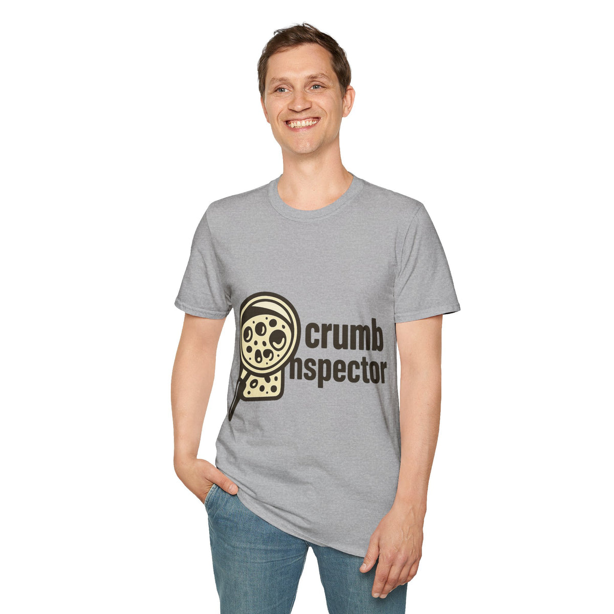 "Crumb Inspector" Funny Sourdough Bread Detective Tee - Cute Artisan Baker Gift White T-Shirt - Trending Now - September 2026