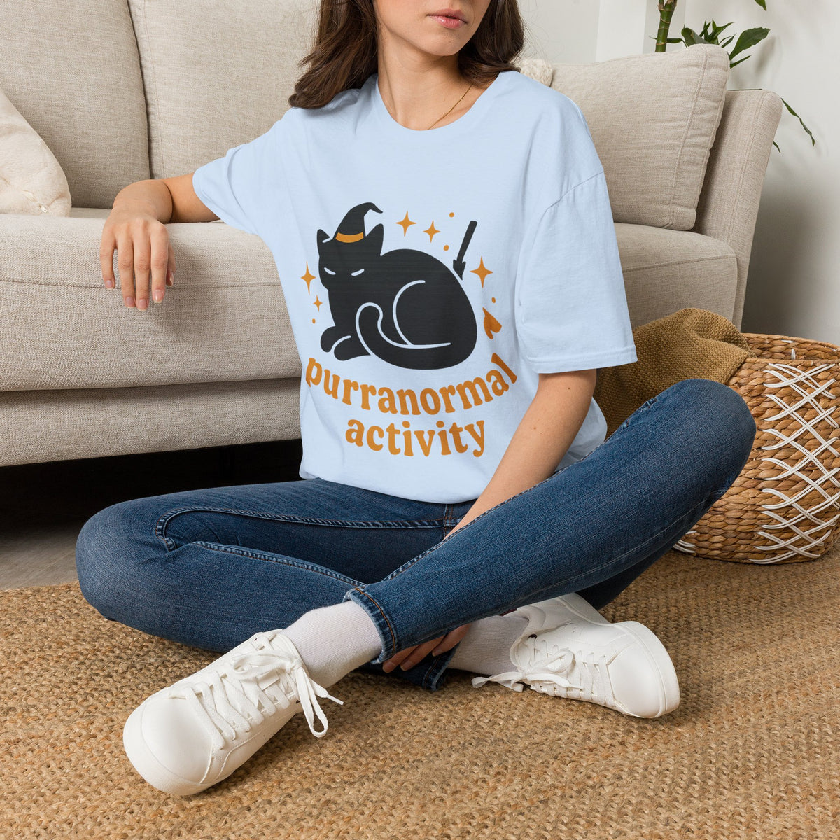 Paranormal Activity Circle T-Shirt — Cute Retro Ghost & Stars Tee - Trending Now - August 2026