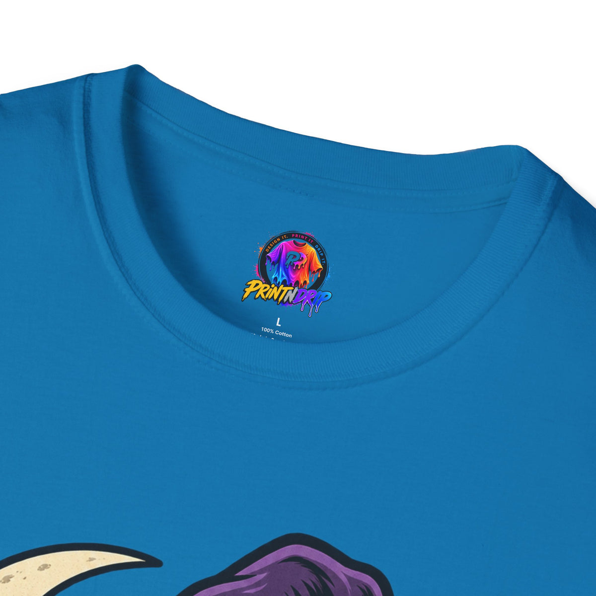 Midnight Mischief Halloween T-Shirt — Witch Hat & Bats Graphic
