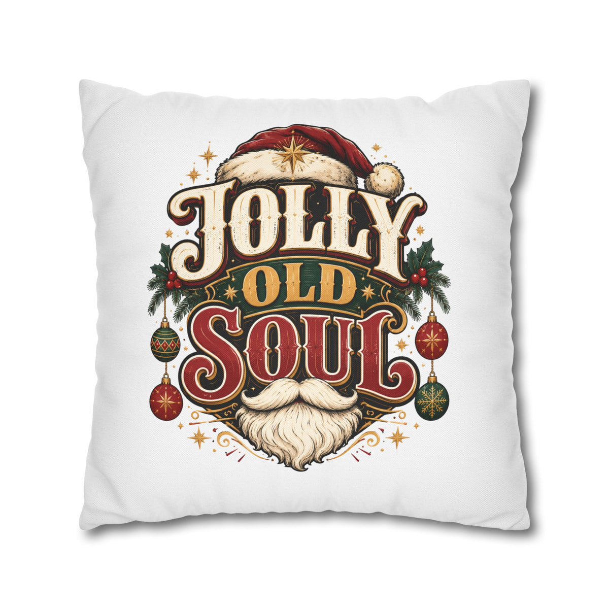 Christmas Jolly Old Soul Christmas Pillowcase