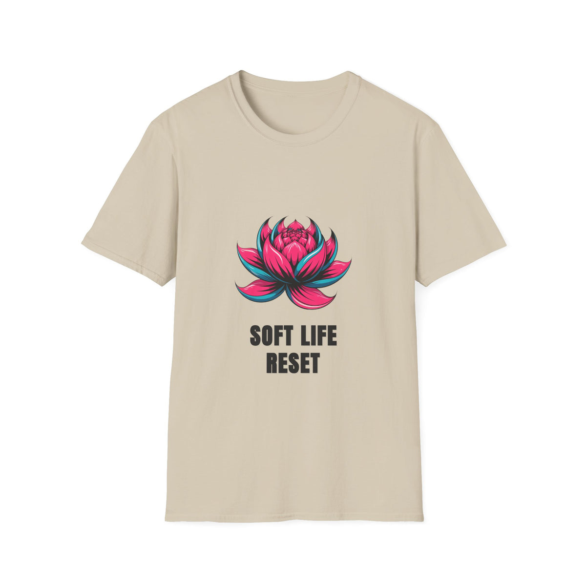 Lotus Graphic T-Shirt — 'Soft Life Reset' Relaxed Tee - Trending Now - August 2026