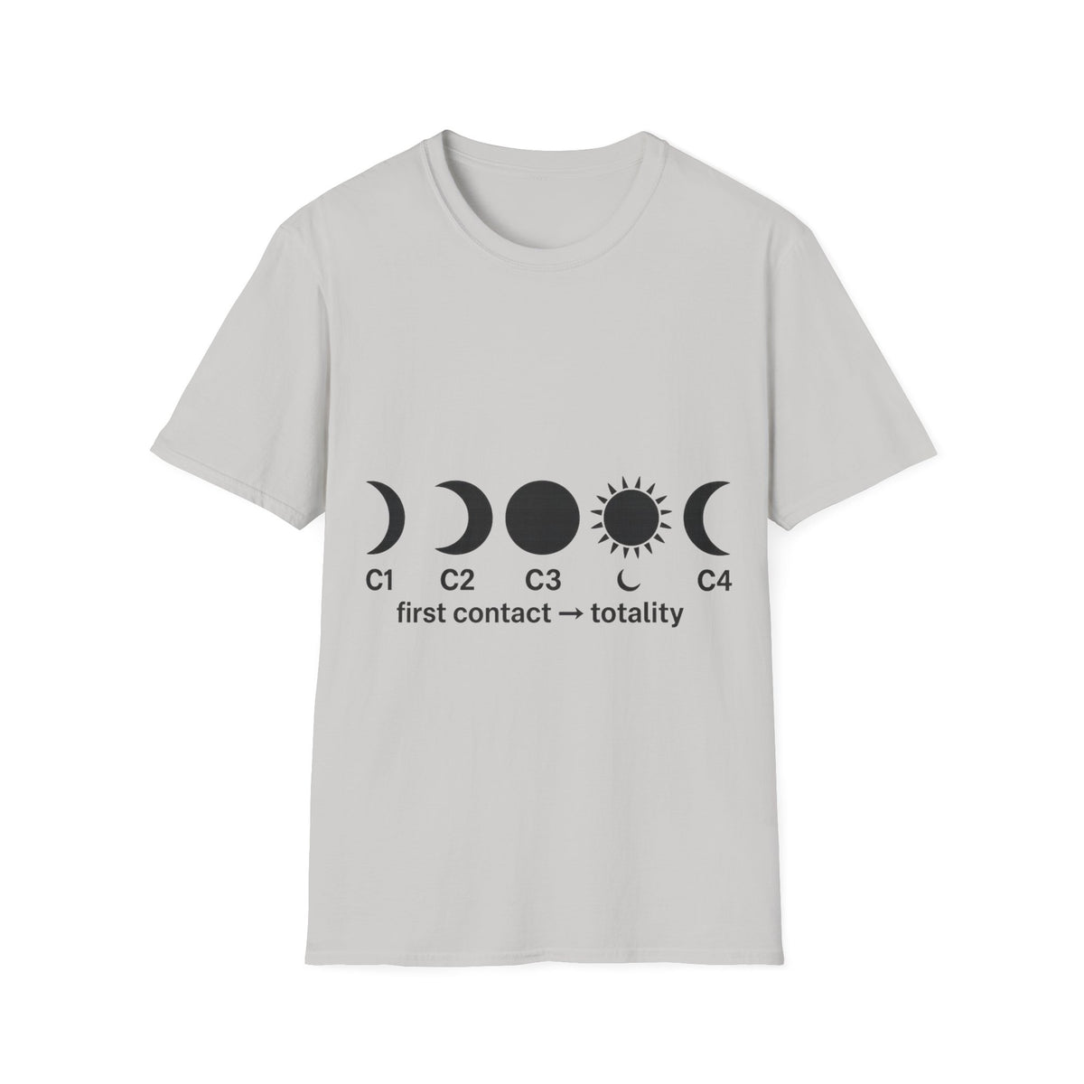 Minimalist Moon Phases Celestial Graphic Tee - Witchy Boho Moon Cycle T-Shirt - Trending Now - September 2026