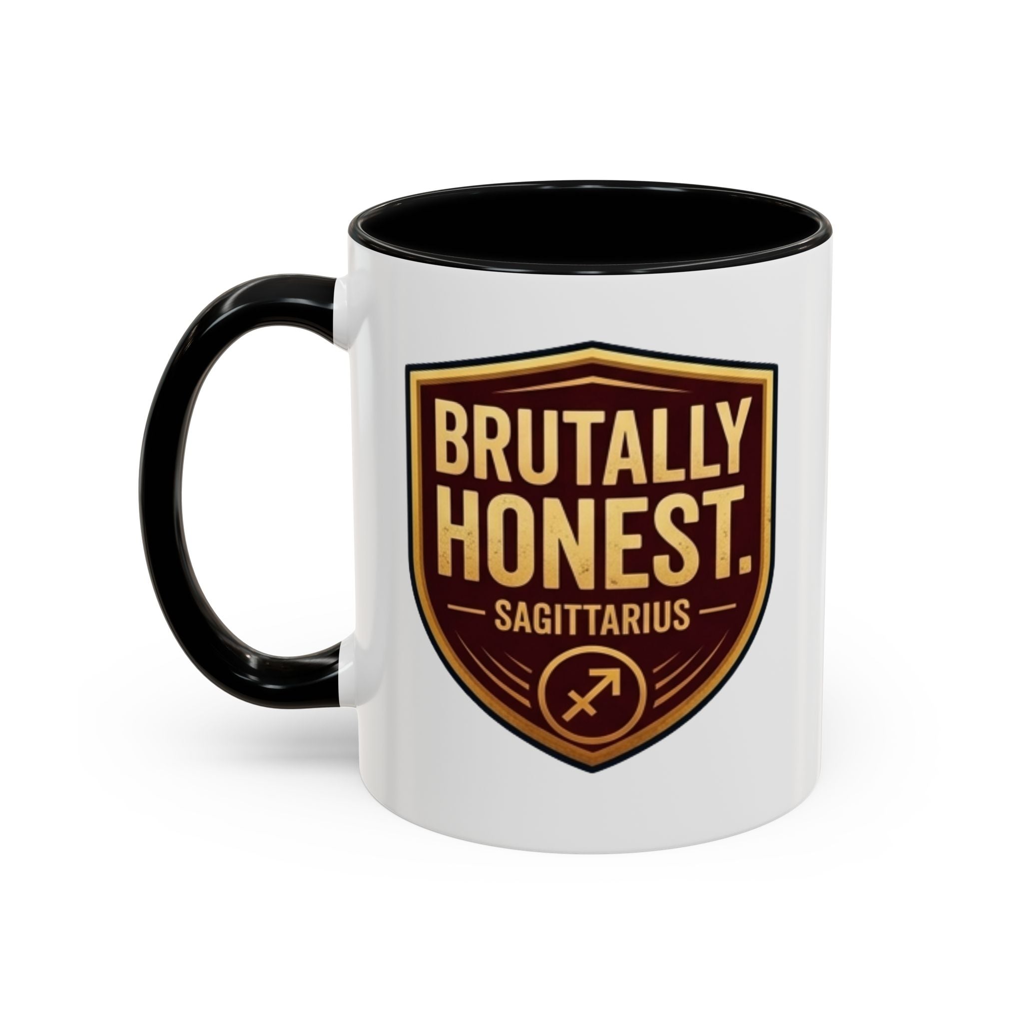 Sagittarius Coffee Mug - "Brutally Honest" Zodiac Accent Mug (11/15oz)