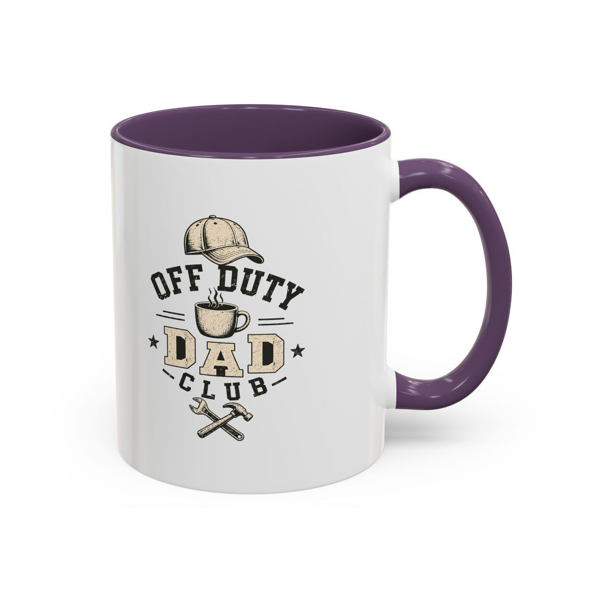 Milo Bailey Dog Dad Mom Off Duty Dad Club Coffee Mug — Funny Father’s Day Accent Mug