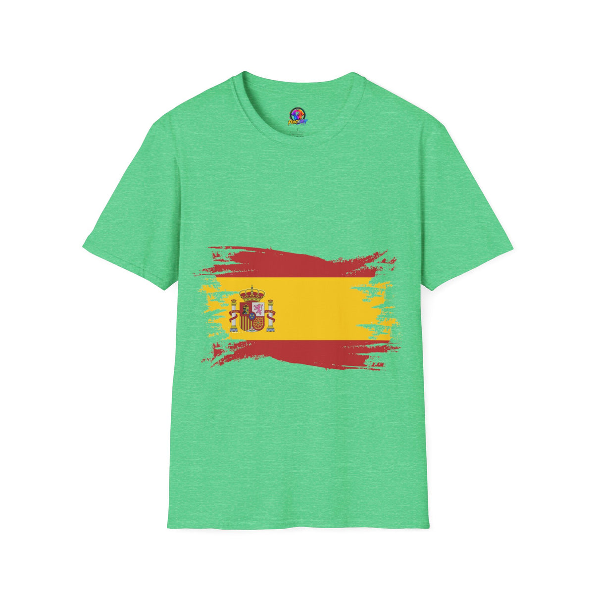 Spain Flag T-Shirt — Distressed Spanish Flag Graphic Tee