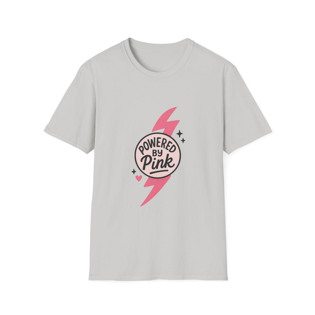 Pink Power Bolt T-Shirt — Flowers in Pink Graphic Tee - Trending Now - October 2026