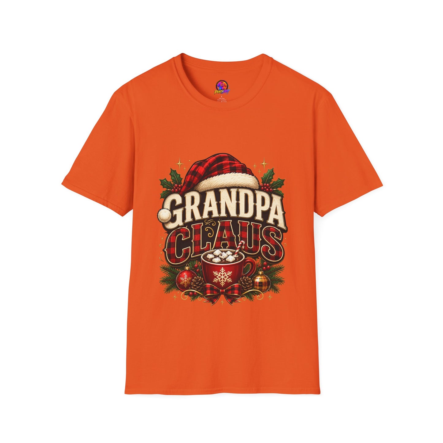Christmas Grandpa Clause Unisex Softstyle T-Shirt