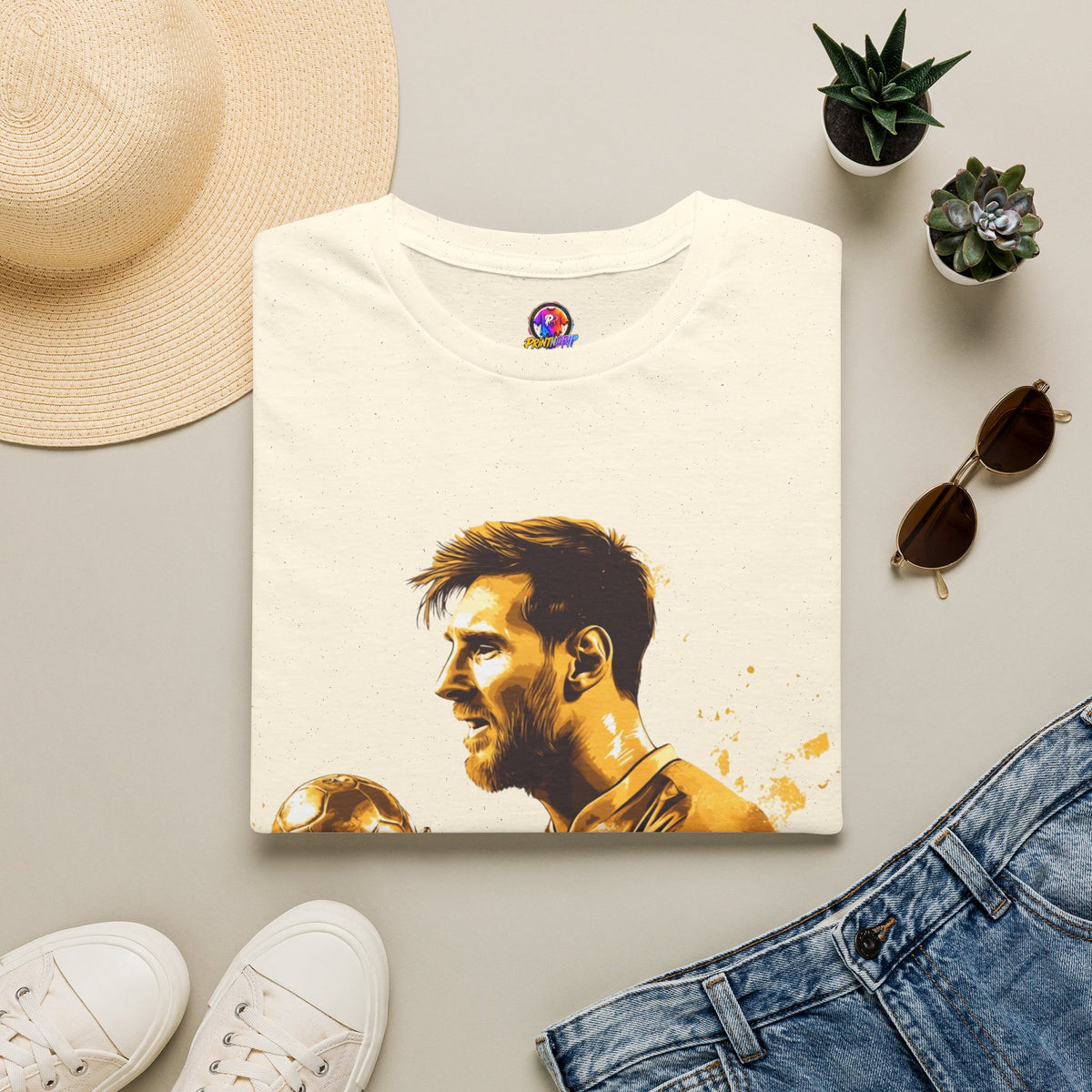 Minimal White T-Shirt — Classic Crewneck Tee