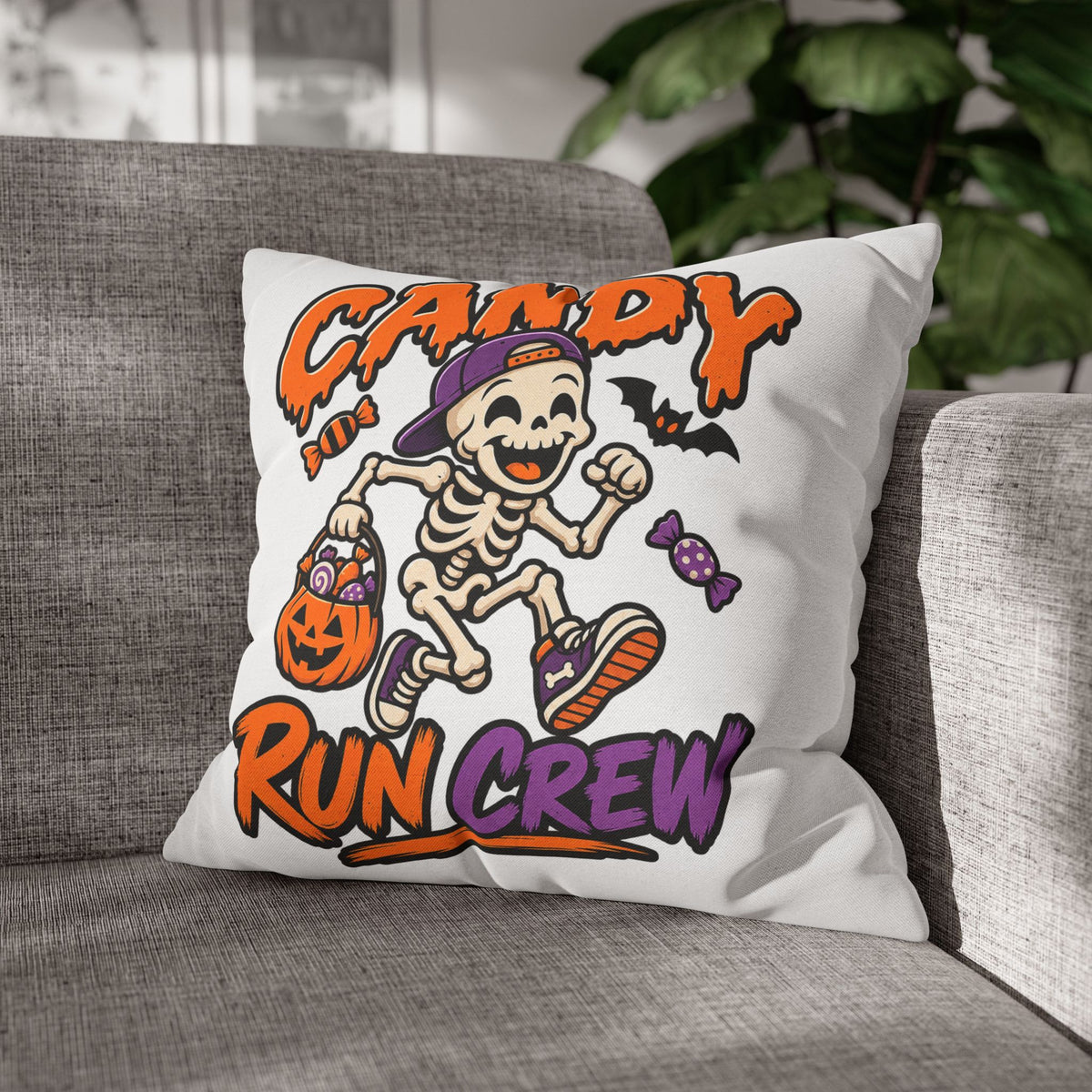 Candy Run Crew Halloween Pillowcase