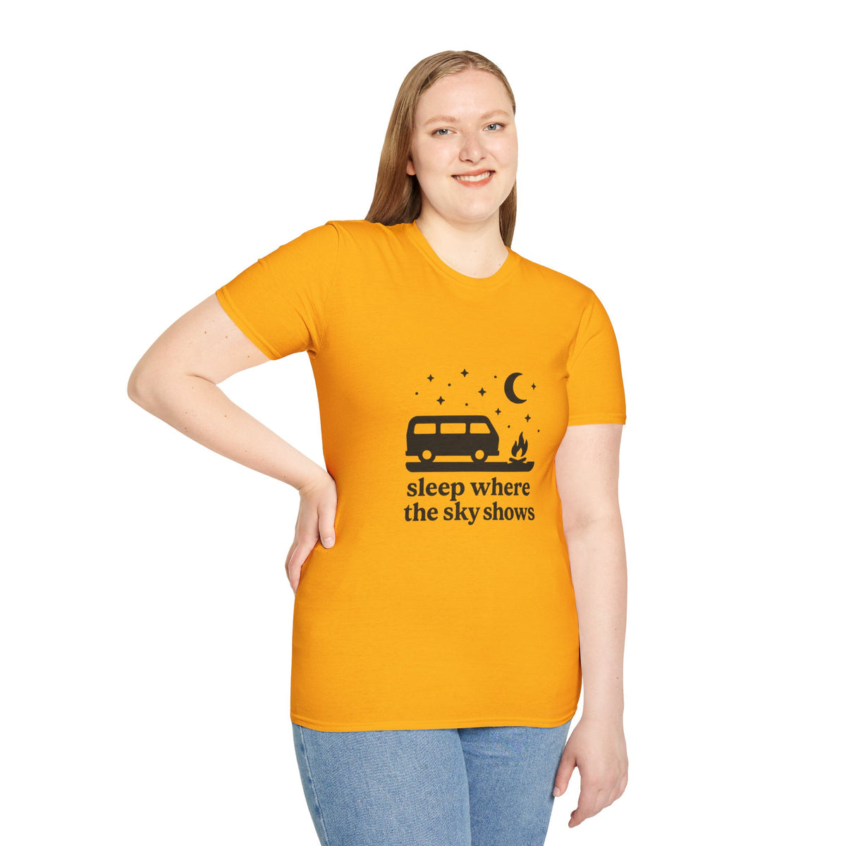 Retro Camper Night Sky T-Shirt - Trending Now - August 2026