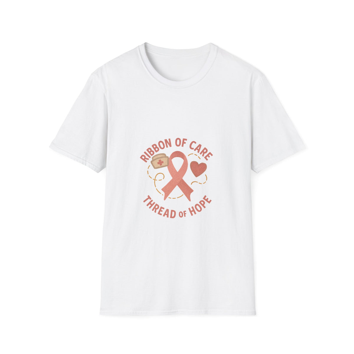Breast Cancer Awareness T-Shirt – Ribbon of Care, Thread of Hope Graphic - Trending Now - October 2026