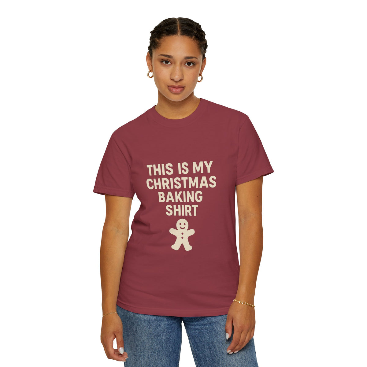 Christmas Baking Shirt — 'This Is My Christmas Baking Shirt' Tee with Gingerbread Graphic- Trending Now - October 2026