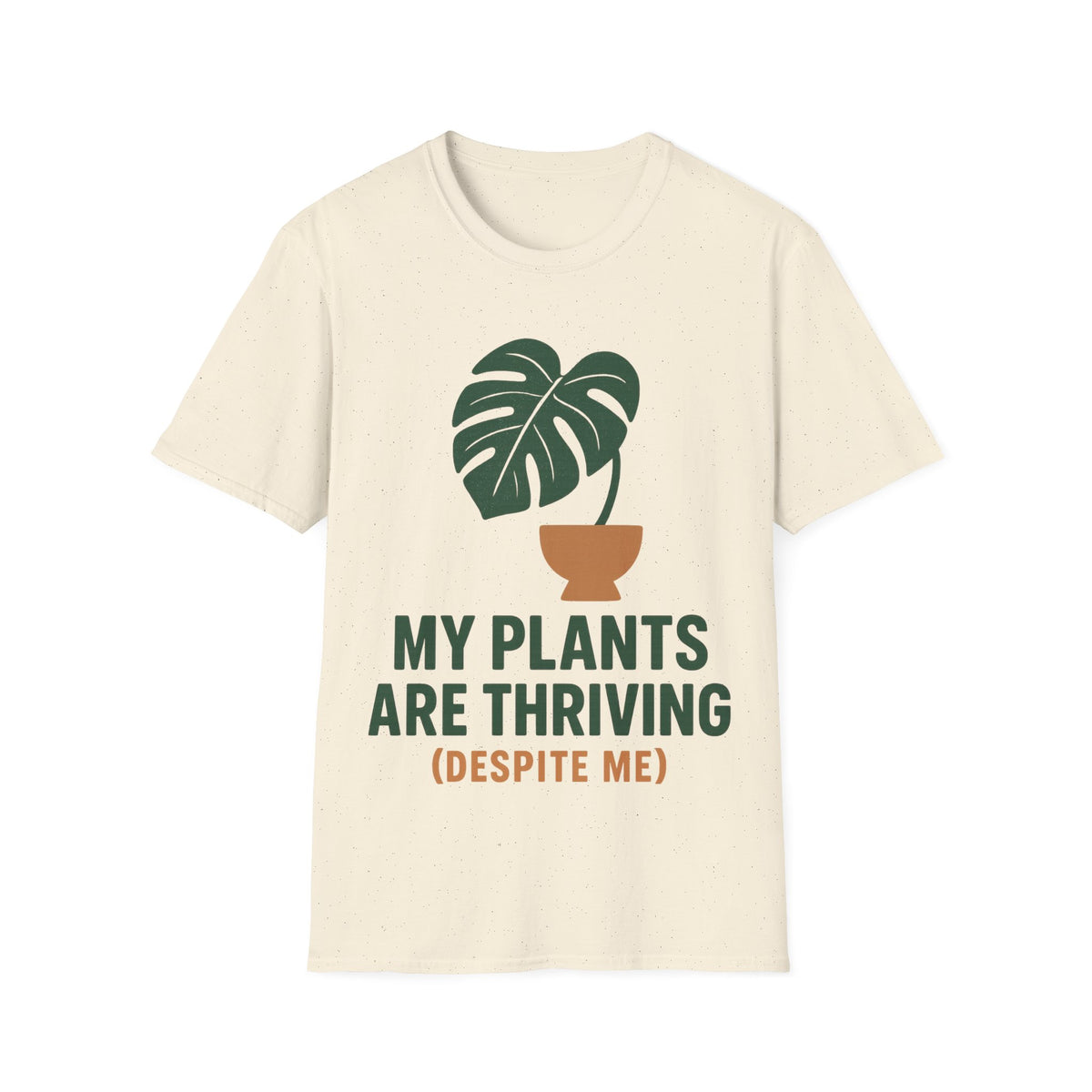 Plant Lover T-Shirt — 'My Plants Are Thriving, Therapy Not' Potted Monstera Tee - Trending Now - September 2026