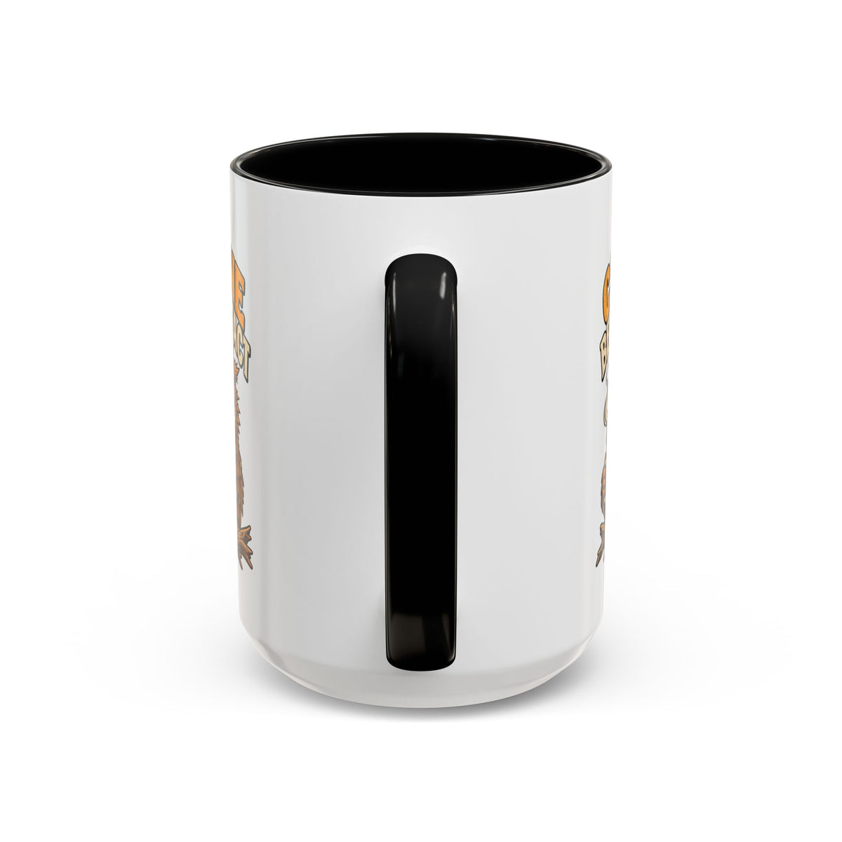 Funny And Witty "Caffeine Before Contact" Accent Coffee Mug (11, 15oz)