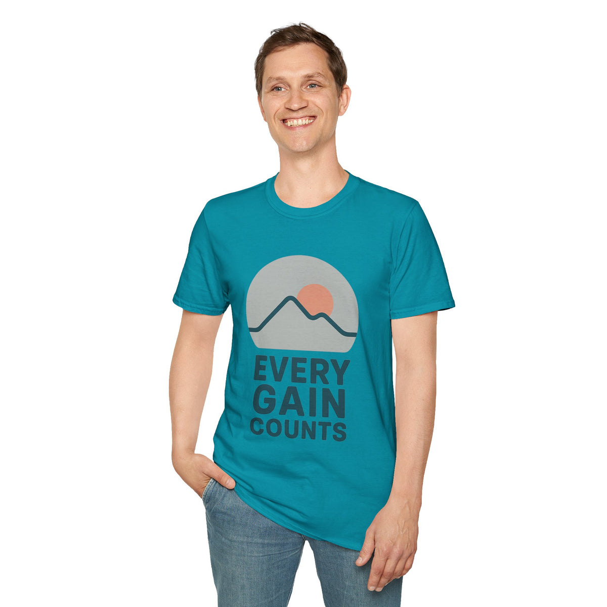 Every Gain Counts Mountain T-Shirt — Inspirational Hiking Tee - Trending Now - September 2026