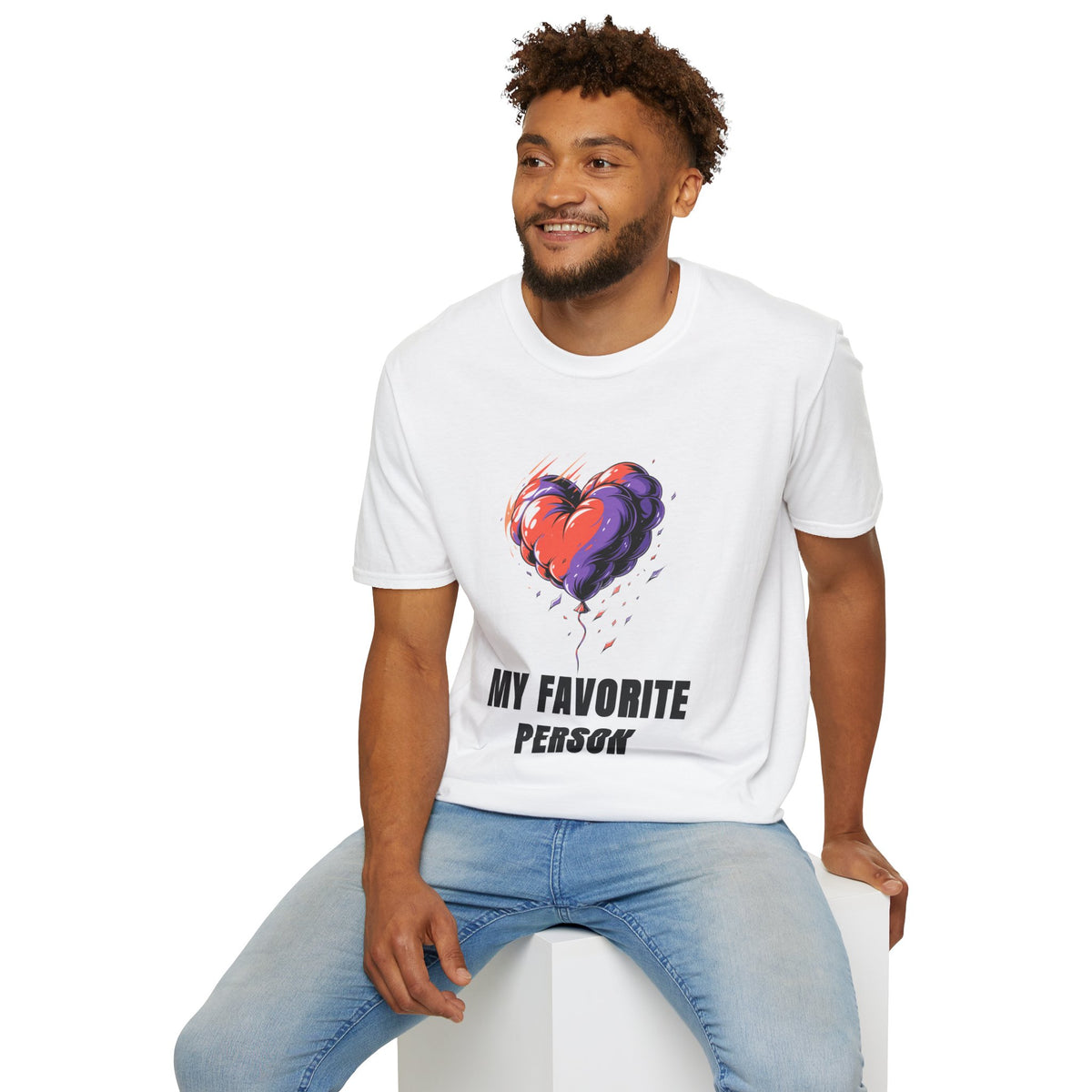 Heart Graphic T-Shirt — "My Favorite Person" Casual Tee - Trending Now - August 2026