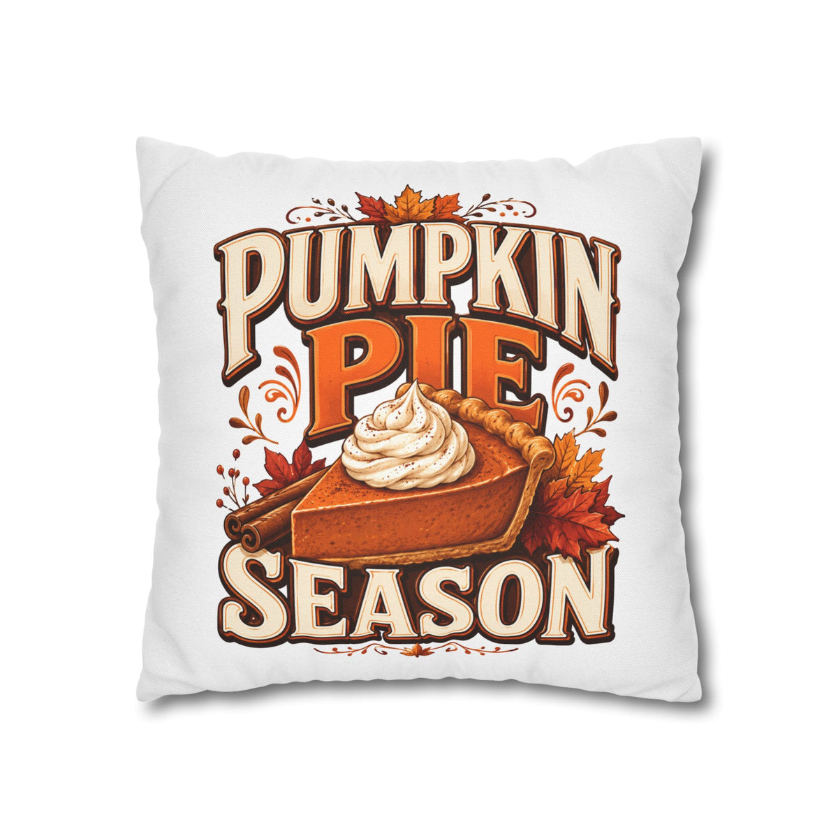 Thanksgiving Pumpkin Pie Season Decorative Pillowcase