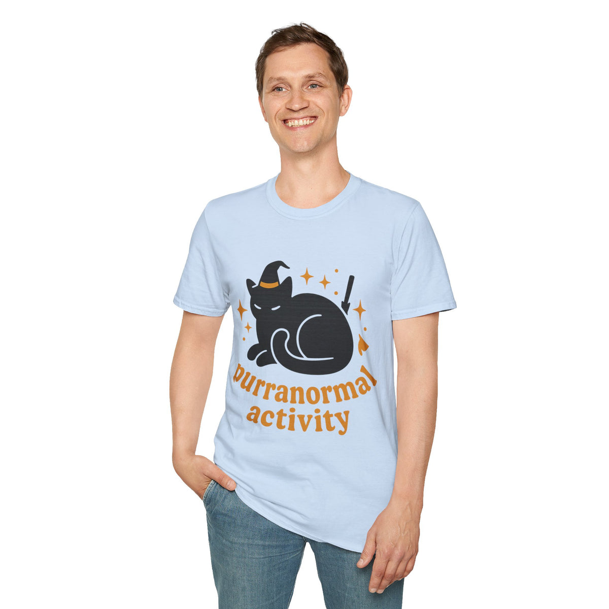 Paranormal Activity Circle T-Shirt — Cute Retro Ghost & Stars Tee - Trending Now - August 2026