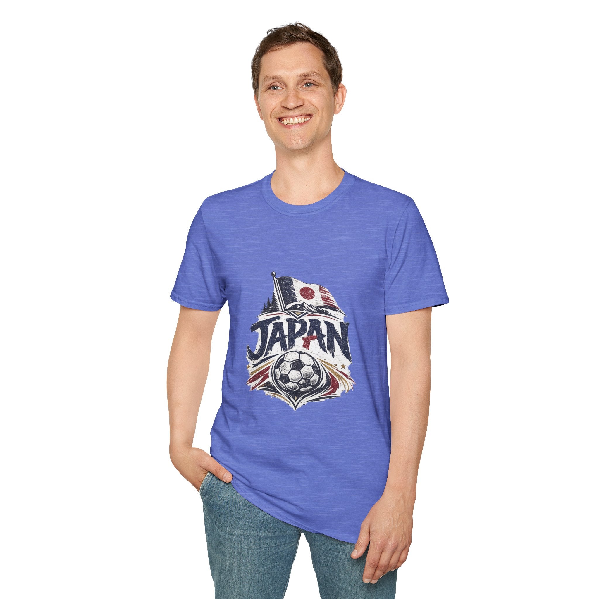 Japan Soccer T-Shirt – Vintage Flag & Crest Football Tee
