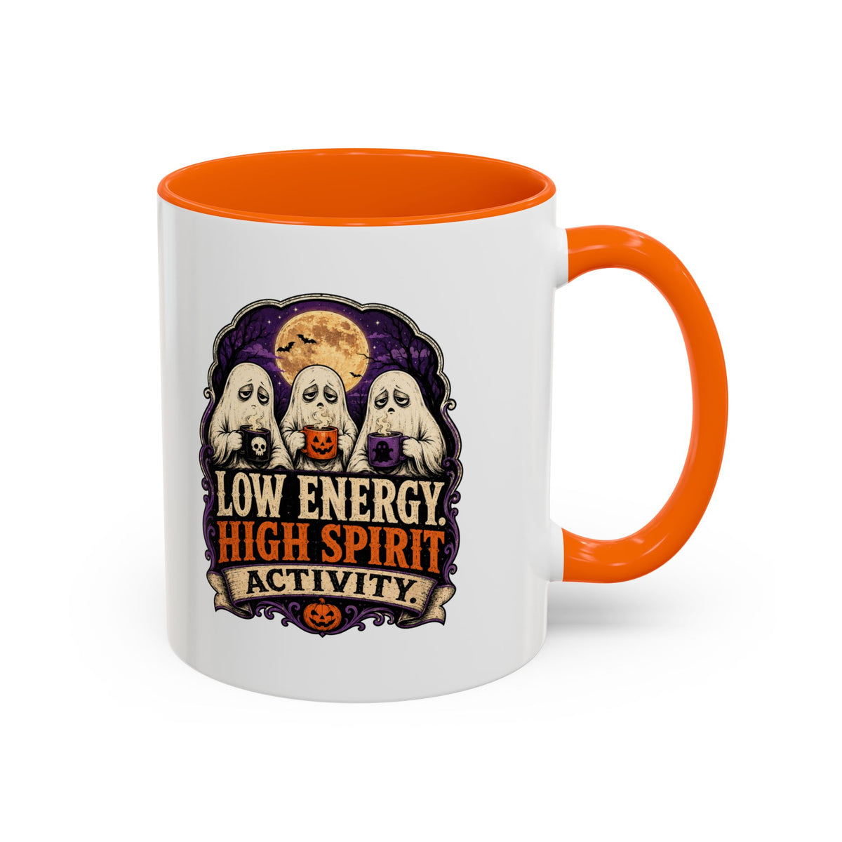 Halloween  Low Energy High Spirit Accent Coffee Mug