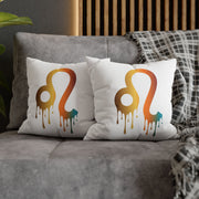 Leo Zodiac Drip Pillow – Gradient Astrology Throw Pillowcase