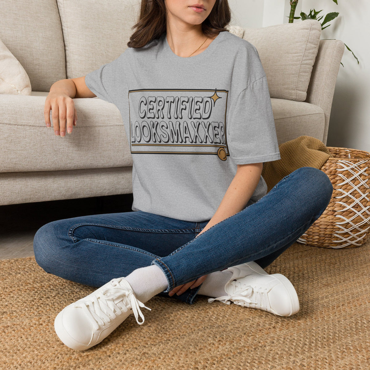 Certified Looksmaxxer T-Shirt — Funny Aesthetic Confidence Tee - Trending Now - August 2026