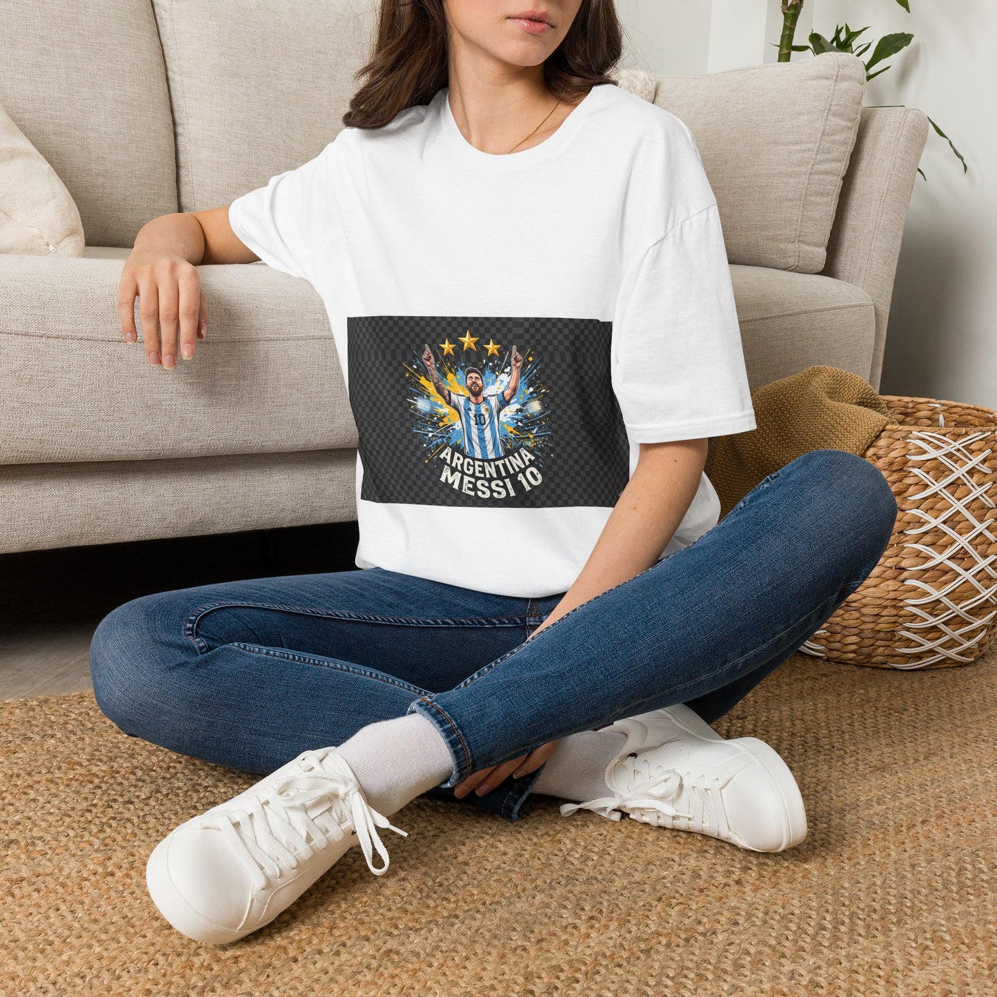 Argentina Messi  Soccer T‑Shirt — Argentina Messi 10 Fan Tee