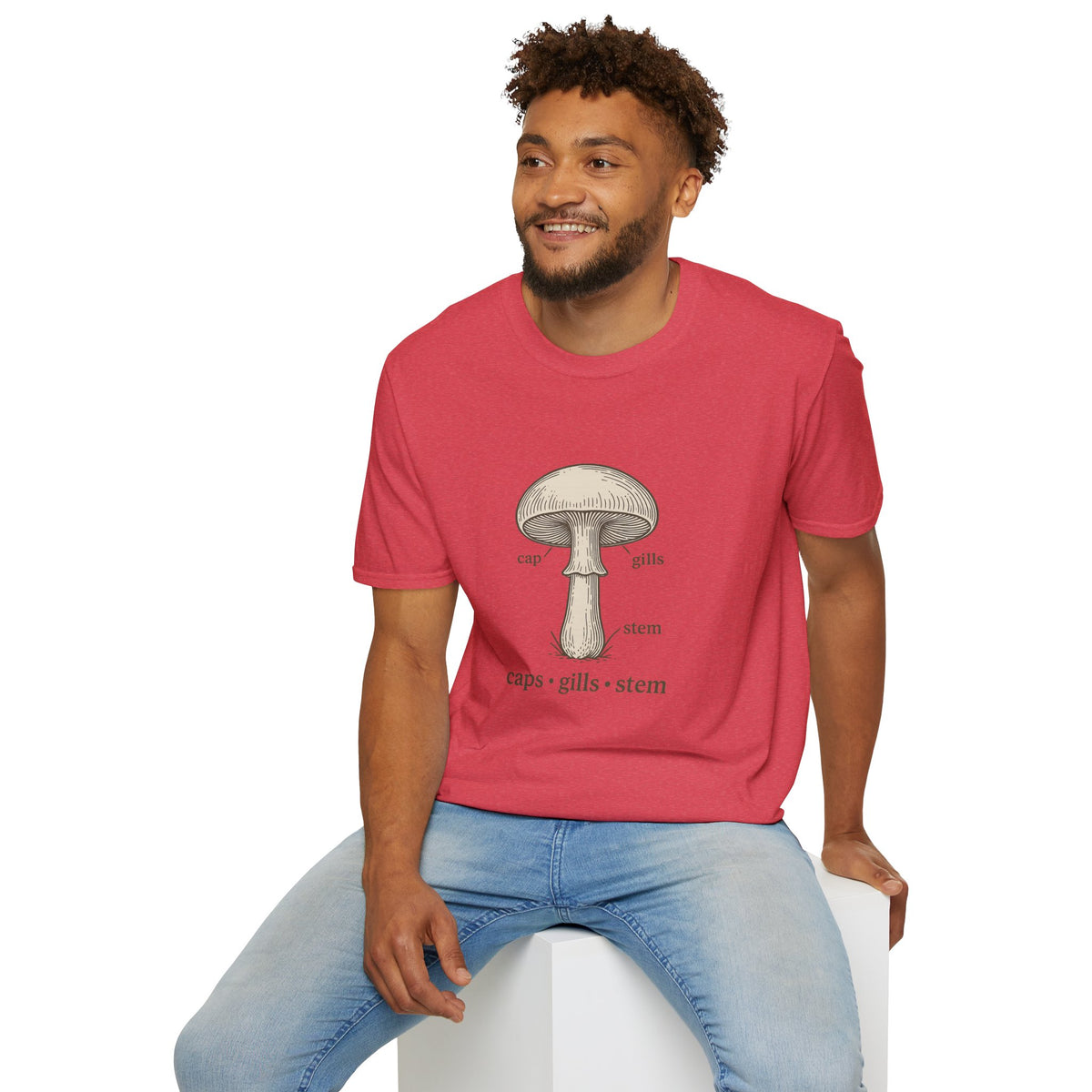 Minimal Mushroom Tee — Vintage Botanical Mushroom Graphic T‑Shirt - Trending Now - August 2026