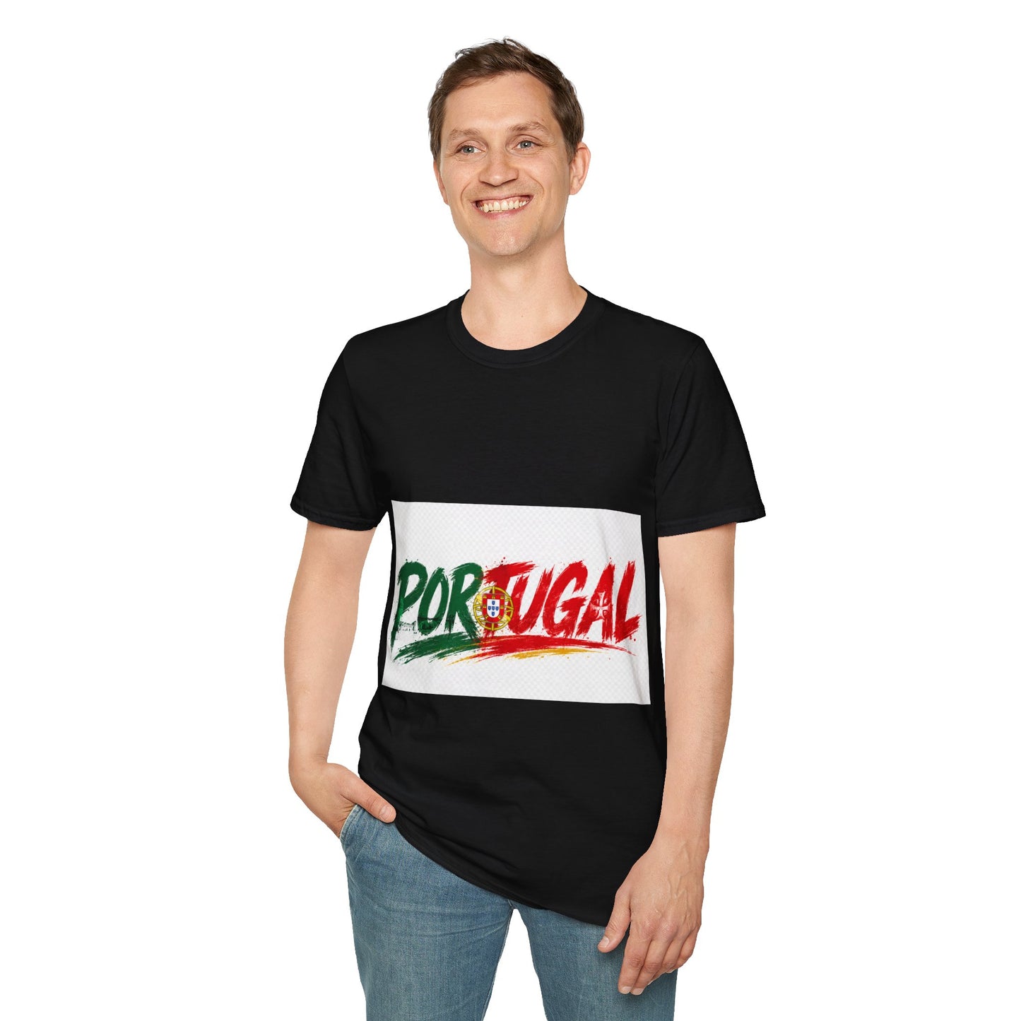 Portugal Flag Script T-Shirt — Portuguese Pride Tee