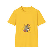 Peeking Dog T-Shirt – Cute Pup Surrounded by Flames Graphic Tee - Trending Now - September 2026